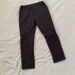 Windproof, Waterproof, Fleece Lined Softshell Snow Pants/Ski Pants